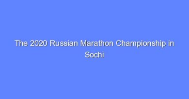 the 2020 russian marathon championship in sochi has been postponed indefinitely 6983
