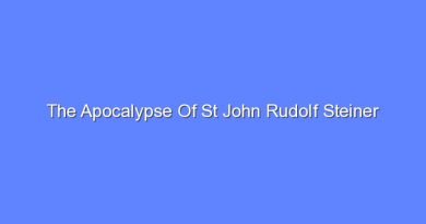 the apocalypse of st john rudolf steiner 10971