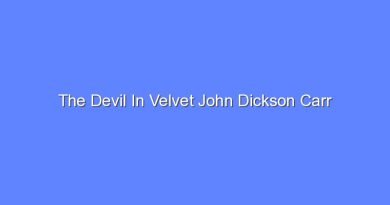 the devil in velvet john dickson carr 10987