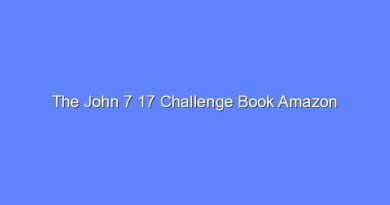 the john 7 17 challenge book amazon 11007