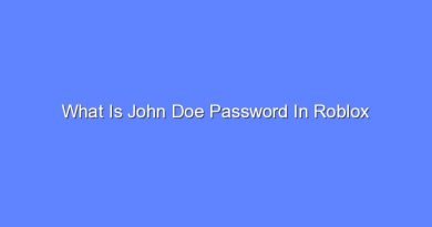 what is john doe password in roblox 11097