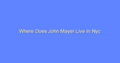 where does john mayer live in nyc 9213