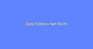 zack dobbins net worth 19853
