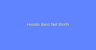 horatio sanz net worth 20813