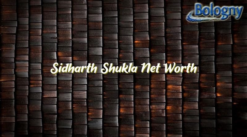 sidharth shukla net worth 22143